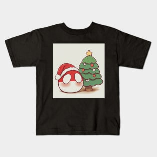 Merry Poland Christmas Kids T-Shirt